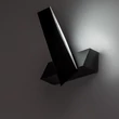 Rábalux Laxa kültéri LED fali lámpa 14W CCT fekete L18cm IP54 77121