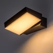 Rábalux Laxa kültéri LED fali lámpa 14W CCT fekete L18cm IP54 77121