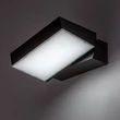 Rábalux Laxa kültéri LED fali lámpa 14W CCT fekete L18cm IP54 77121