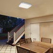 Rábalux Lowar kültéri LED mennyezeti lámpa mozgásérzékelővel 18W 4000K IP44 77138