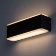 Rábalux Mataro kültéri LED fali lámpa 12W 3000K fekete L23cm IP54 77114