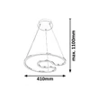 Rábalux Melora függeszték LED 30W 2400lm 4000K 2190