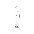 Rábalux Ophus modern stílusú állólámpa LED 18,5W 1750lm, 4,5W 360lm 3000K 3239