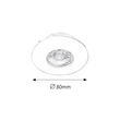 Rábalux Randy LED beépíthető spotlámpa szett 3x4W 350lm 3000K melegfehér 1078