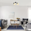 Rábalux Rattan indusztriális stílusú kettes mennyezeti lámpa E14 2x15W 3134