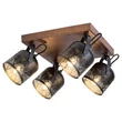 Rábalux Rotem indusztriális stílusú négyes spotlámpa E14 4x40W 3299