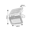 Rábalux Tarcal kültéri LED fali lámpa 6W CCT fekete L14cm IP65 77159