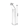 Rábalux Tolna kültéri LED állólámpa 10W 3000K fekete H67cm IP54 77173