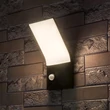 Rábalux Tolna kültéri LED fali lámpa mozgásérzékelővel 10W 3000K fekete H25cm IP54 77172
