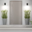 Rábalux Urfa kültéri LED fali lámpa 9W CCT fekete kör H11,5cm IP65 77154