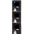 Rábalux Urfa kültéri LED fali lámpa 9W CCT fekete négyzet H11,5cm IP65 77156