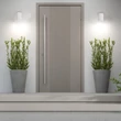 Rábalux Urfa kültéri LED fali lámpa kör 9W CCT fehér H11,5cm IP65 77161
