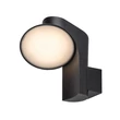 Rábalux Wengen kültéri LED fali lámpa 12W 3000K fekete H19cm IP54 77148