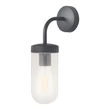 Rábalux Yago modern stílusú matt fekete fürdőszobai fali lámpa E27 60W 3310