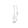 Rábalux Zelkova modern stílusú egyes függeszték E27 40W 3154