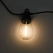 Rábalux Zirc kültéri szolár LED fényfüzér 3,6W meleg fehér 6,5m IP44 77165