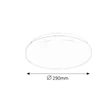 Rob LED 20W 1400 Lm 4000K természetes fehér D30 mennyezeti lámpatest IP20 Rábalux 2284