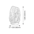 Rock asztali lámpa 6-10kg Rábalux 4130
