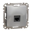 Schneider Sedna Design 1xRJ45 Cat6 UTP aljzat alumínium SDD113461