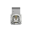 Schneider Sedna Design 2P+F dugalj gyermekvédelemmel csapófedéllel alumínium IP44 SDD213023