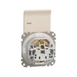 Schneider Sedna Design 2P+F dugalj gyermekvédelemmel csapófedéllel bézs IP44 SDD212024