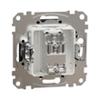 Schneider Sedna Design TV aljzat átmenő 7 dB antracit SDD114474