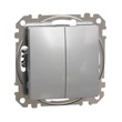 Schneider Sedna Design kettős nyomó alumínium SDD113118