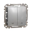 Schneider Sedna Design redőnykapcsoló alumínium SDD113104