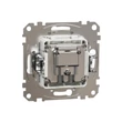 Schneider Sedna Design TV/R aljzat átmenő 7 dB fehér SDD111474R