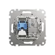 Schneider Sedna Design TV+RJ45 Cat6 UTP kombinált aljzat keret nélkül fehér SDD111469T