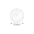 Soley mennyezeti lámpatest LED 12W 25cm Rábalux