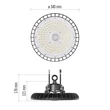 Emos Aster LED ipari csarnokvilágító lámpa 200W 36000lm 4000K természetes fehér 90° IP65 ZU320.9