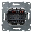 Legrand Suno 106+6 kettős váltókapcsoló keret nélkül 10AX, fehér 721108