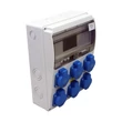 Tracon ipari csatlakozó doboz 11 modul 6x2P+F 16A IP44 TDB14-11M