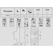 Tracon Kézi működtetésű motorvédő kapcsoló 4-6,3A 2,2kW TGV2-10