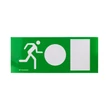 Tracon LED vészkijárat jelző lámpa ragasztható piktogramokkal EXIT-04-J