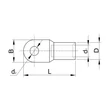 Tracon szigeteletlen szemes csősaru 1,5mm2 M3 CL1.5-3