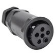 Tracon Tömítőszelencés kábeltoldó, T-elágazó 0.5-4 mm2, IP68, PC+PA6.6, 5P CST4-T
