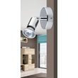 Norton LED Spot 1-es lámpa GU10 max.50W fényes króm Rábalux 6045
