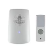 Home DB 1001DC vezeték nélküli csengő, 100m hatótáv, 8 dallam, kék fényjelzés, 256 digitális kód, elemes kivitel, IP 44 védett nyomógomb DB 1001DC