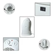 Home by Somogyi Fűtőtest ventilátoros hősugárzó oszcilláló 2000W FK 1/O