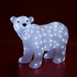 Somogyi LED Jegesmedve karácsonyi dekoráció akril  42x58cm IP44 230V KDA 6