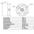 VK-500 Ipari elszívó csőventilátor 6420m3/h