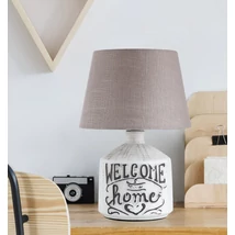 R.4386 Petra kerámia asztali E14 40W bézs/fehér