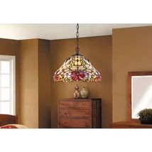 R.8086 Mirella függ D41 E27 2x60W tiffany