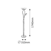 R.4077 Gamma álló, R7s 230W+G9 40W szkr-fehér