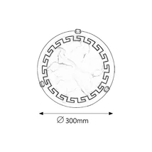 R.7648 Etrusco menny D30,E27 60W bronz köröm