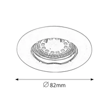 R.1163 Lite Spot light GU10 3W Led 3as szett