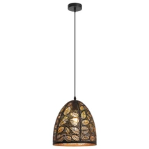 R.2277 Manorca függ E27 1x40W, fekete/arany
