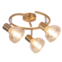 R.5549 Holly spot,3x40W,antik arany/borostyán